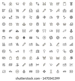 Line icon set. Collection of high quality black outline logo for web site design and mobile apps. Vector illustration on a white background