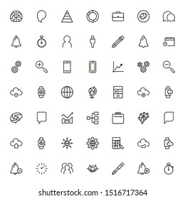 Line icon set. Collection of high quality black outline logo for web site design and mobile apps. Vector illustration on a white background