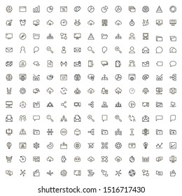 Line icon set. Collection of high quality black outline logo for web site design and mobile apps. Vector illustration on a white background