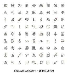 Line icon set. Collection of high quality black outline logo for web site design and mobile apps. Vector illustration on a white background