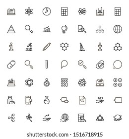 Line icon set. Collection of high quality black outline logo for web site design and mobile apps. Vector illustration on a white background