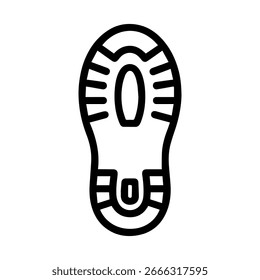 Liniensymbol, Schuhdruck, Vektor auf weißem Hintergrund
Vektorliniensymbol auf weißem Hintergrund