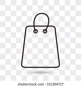 Line icon- shopping bag