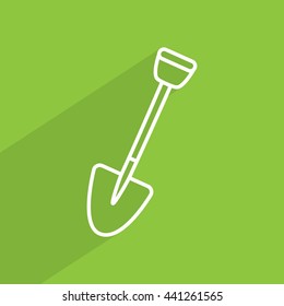 Line icon- shovel