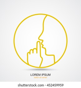 Line icon-  silence