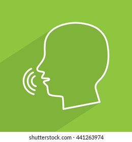 Line icon-  speak