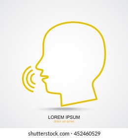 Line icon-  speak
