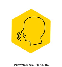 Line icon-  speak