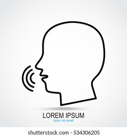 Line icon-  speak