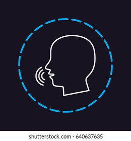 Line icon-  speak