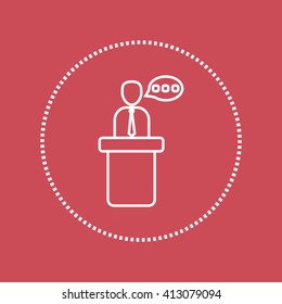 Line icon- speaker