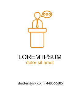 Line icon- speaker