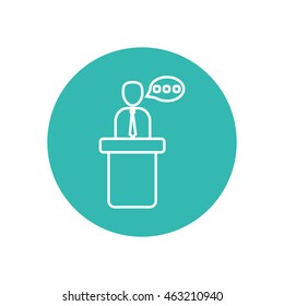 Line icon- speaker