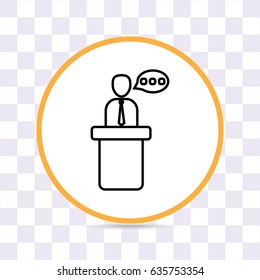 Line icon- speaker