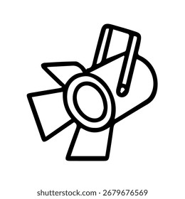 Line icon spotlight vector on a white background
Vector icon on a white background
