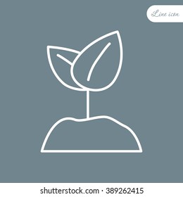 Line icon-  Sprout