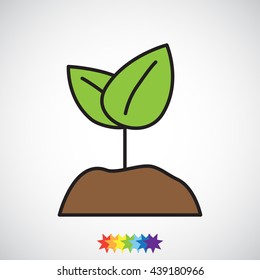 Line icon-  Sprout