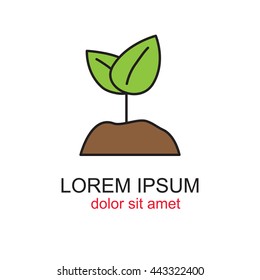 Line icon-  Sprout