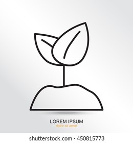 Line icon-  Sprout