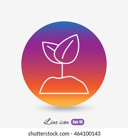 Line icon-  Sprout