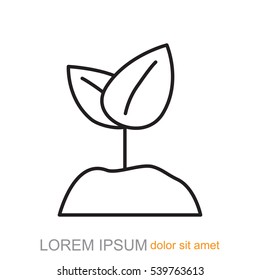 Line icon-  Sprout