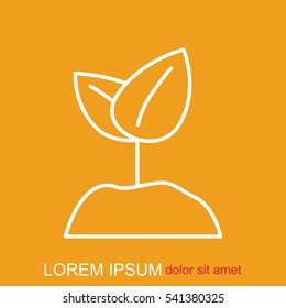 Line icon-  Sprout