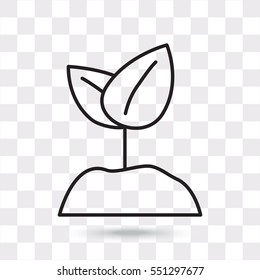 Line icon-  Sprout