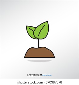 Line icon-  Sprout