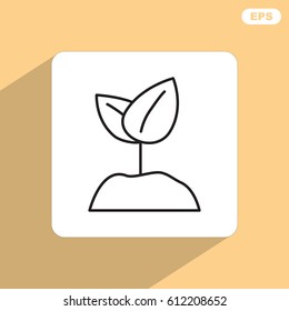 Line icon-  Sprout