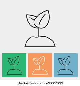 Line icon-  Sprout