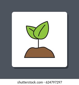 Line icon-  Sprout