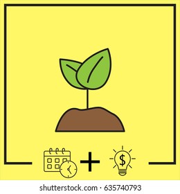 Line icon-  Sprout