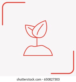 Line icon-  Sprout