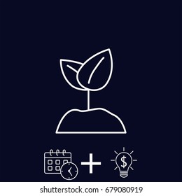 Line icon-  Sprout
