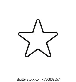 Icono de línea.Estrella