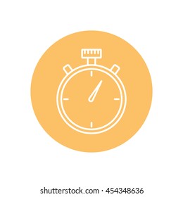Line icon- stopwatch