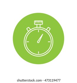 Line icon- stopwatch