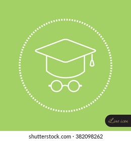 Line icon- student