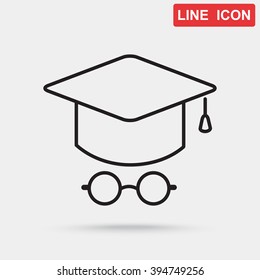 Line icon- student