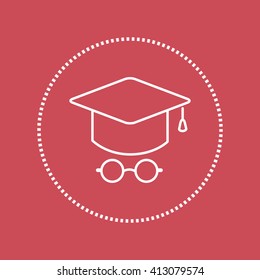 Line icon- student