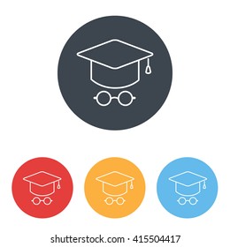 Line icon- student