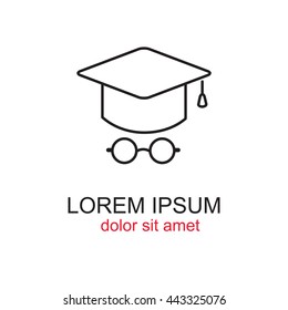 Line icon- student