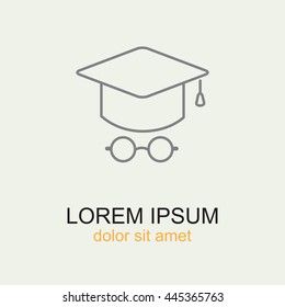 Line icon- student