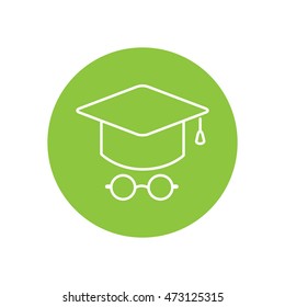 Line icon- student