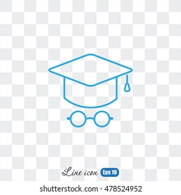 Line icon- student