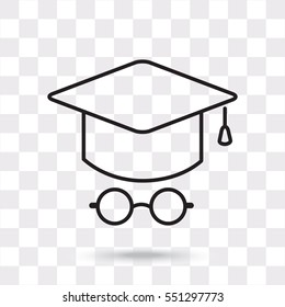 Line icon- student