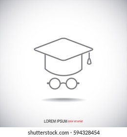 Line icon- student
