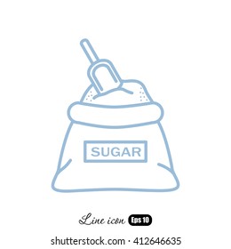 Line icon- sugar