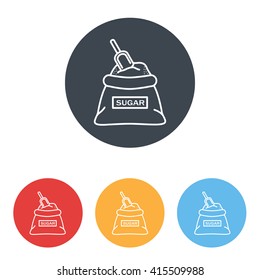 Line icon- sugar