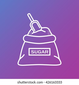 Line icon- sugar